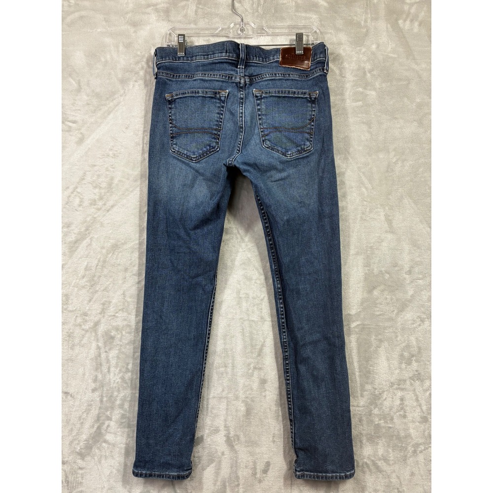 Hollister Epic Flex Skinny Jeans Mens 30x30 Medium Wash Blue Denim 331D2248